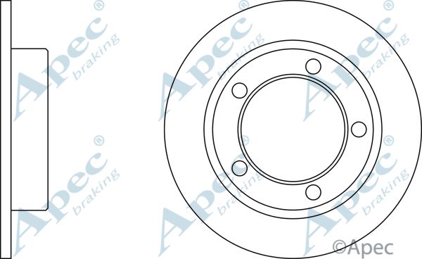 APEC BRAKING Bremžu diski DSK768